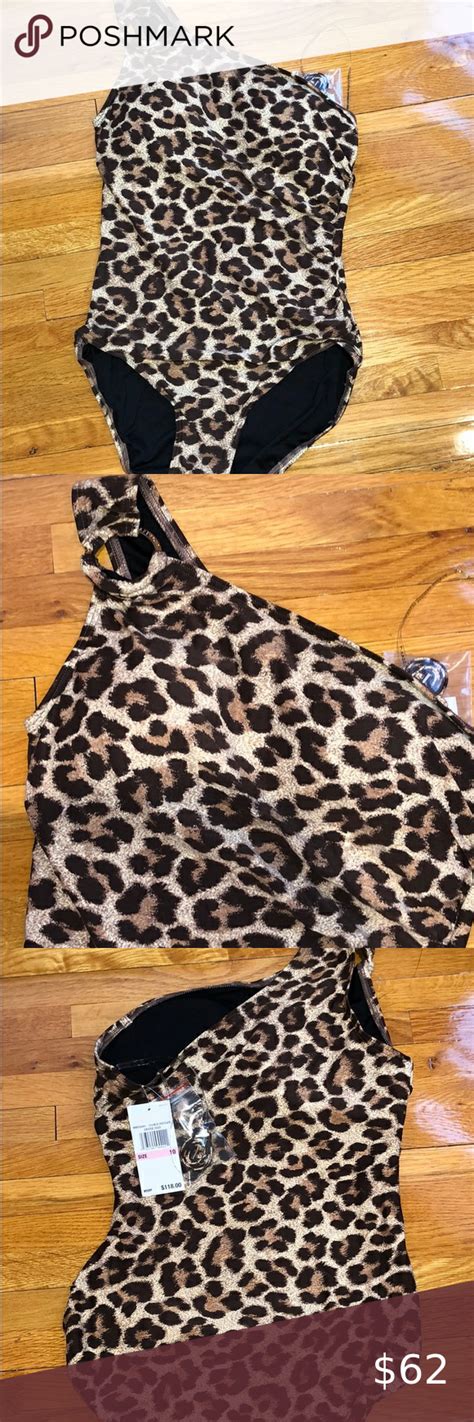 michael kors leopard tank one piece|Amazon.com: Michael Kors One Piece.